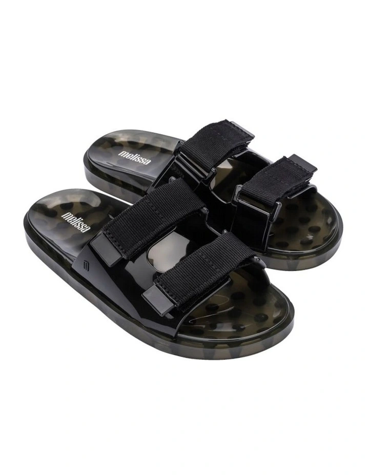 Melissa Wide Brave Slide in Black
