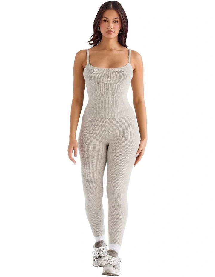 Rumi Knit Vest Top in Beige