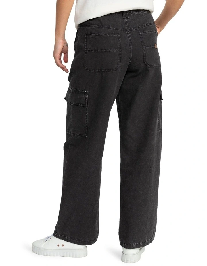 Left Again Cargo Trousers in Phantom