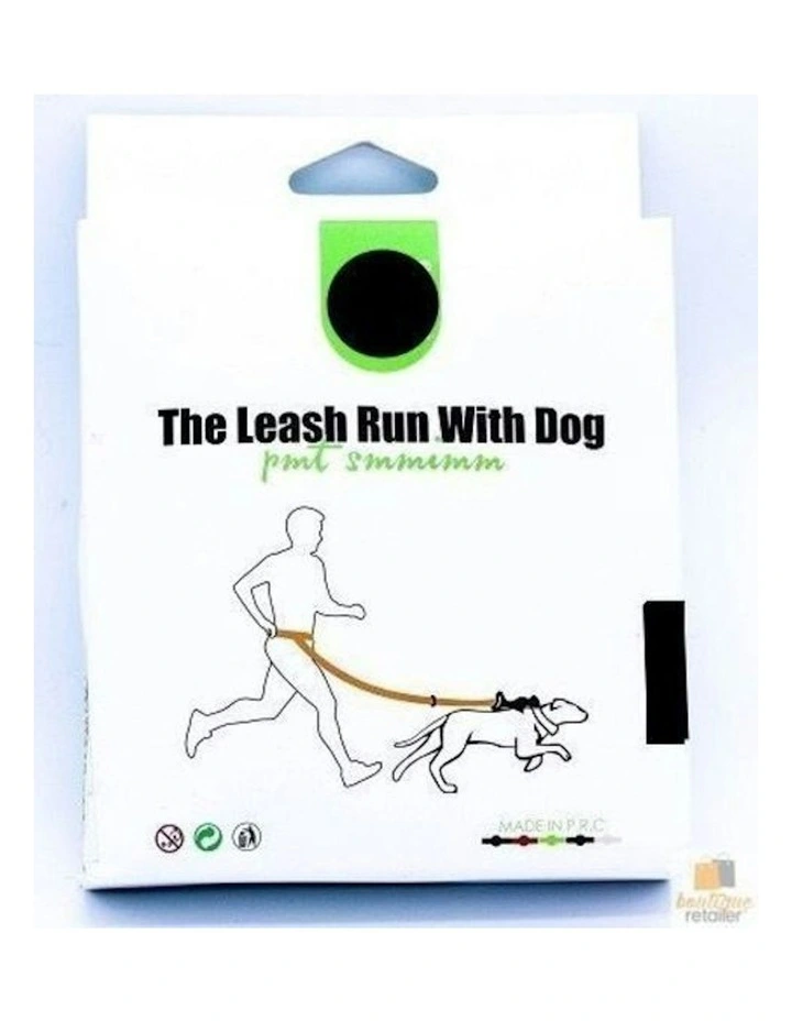 Adjustable Hands Free Dog Leash for Walking x1 in Assorted Colour