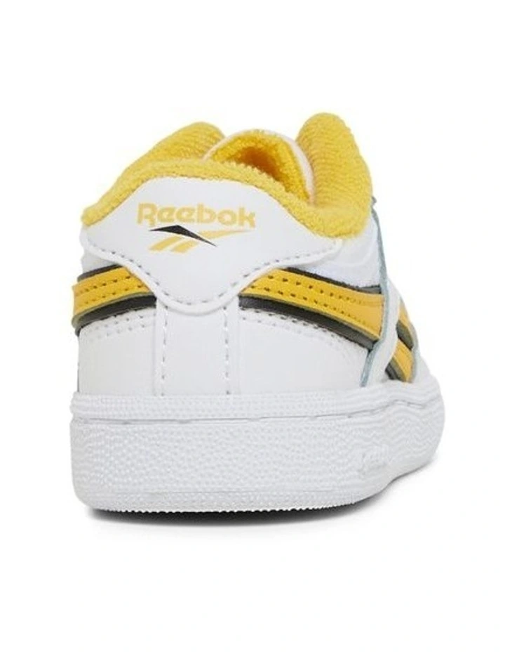 Club C Revenge Sneakers in White/Yellow