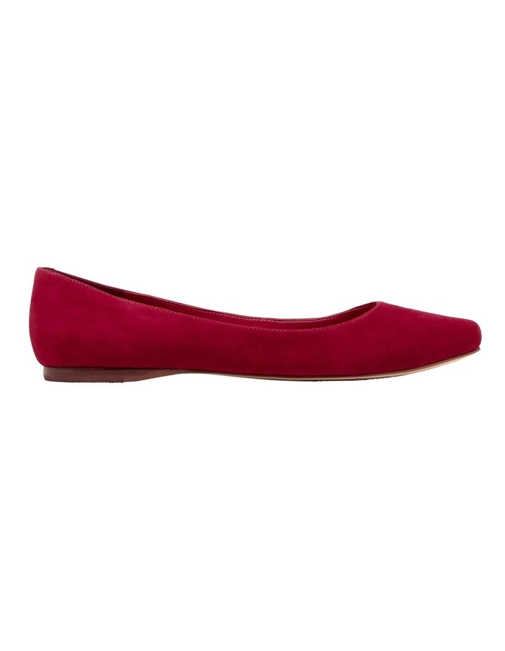 Speakup Ballet Flat in Red