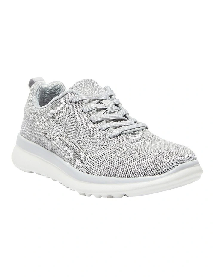 Quantum Sneakers in Light Grey Knit