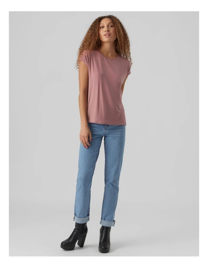 Ava Short Sleeve T-Shirt in Pink