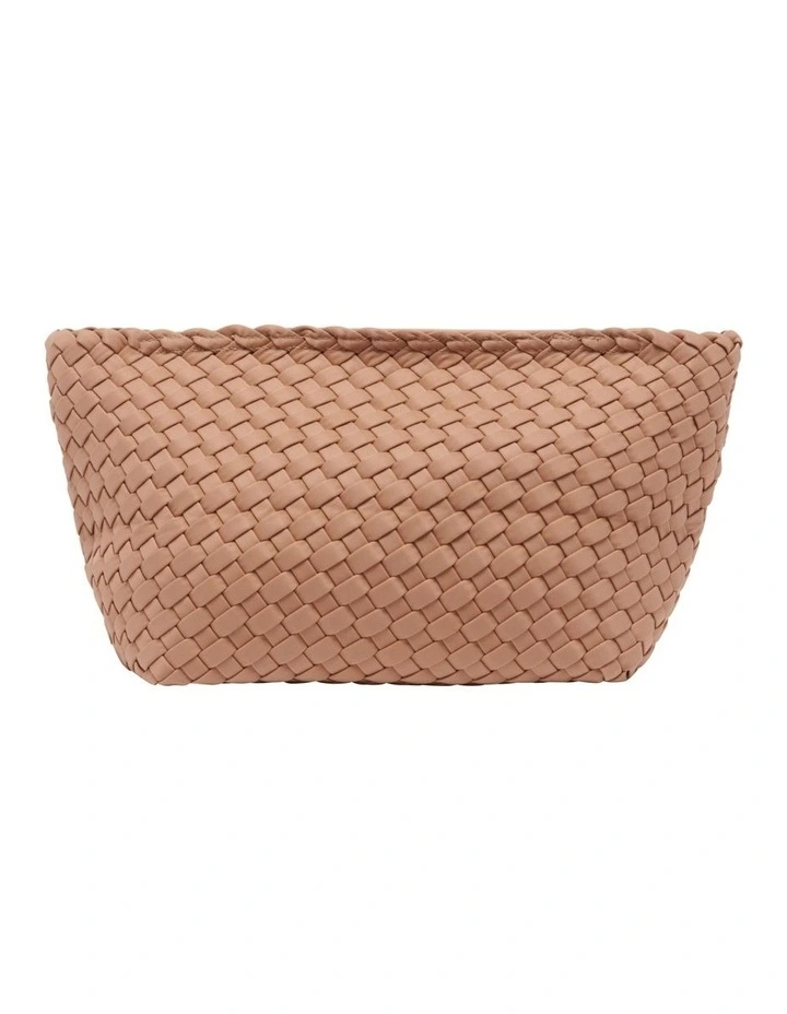 Woven Bucket Bag in Tan