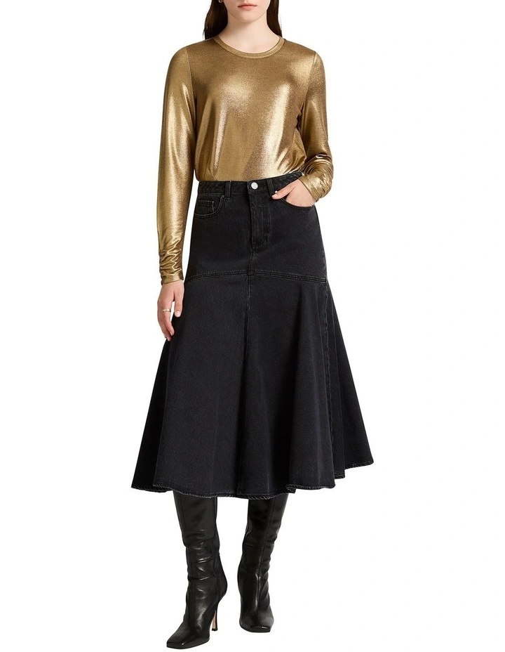 Polaroid Love Top in Bronze
