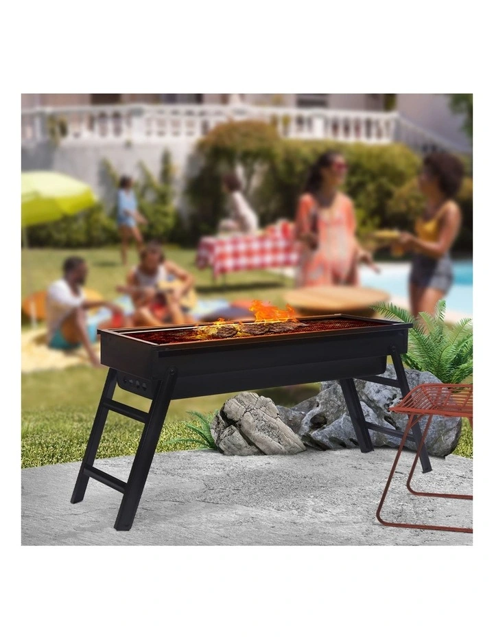 Wallaroo Portable Charcoal BBQ Grill 32cm Black