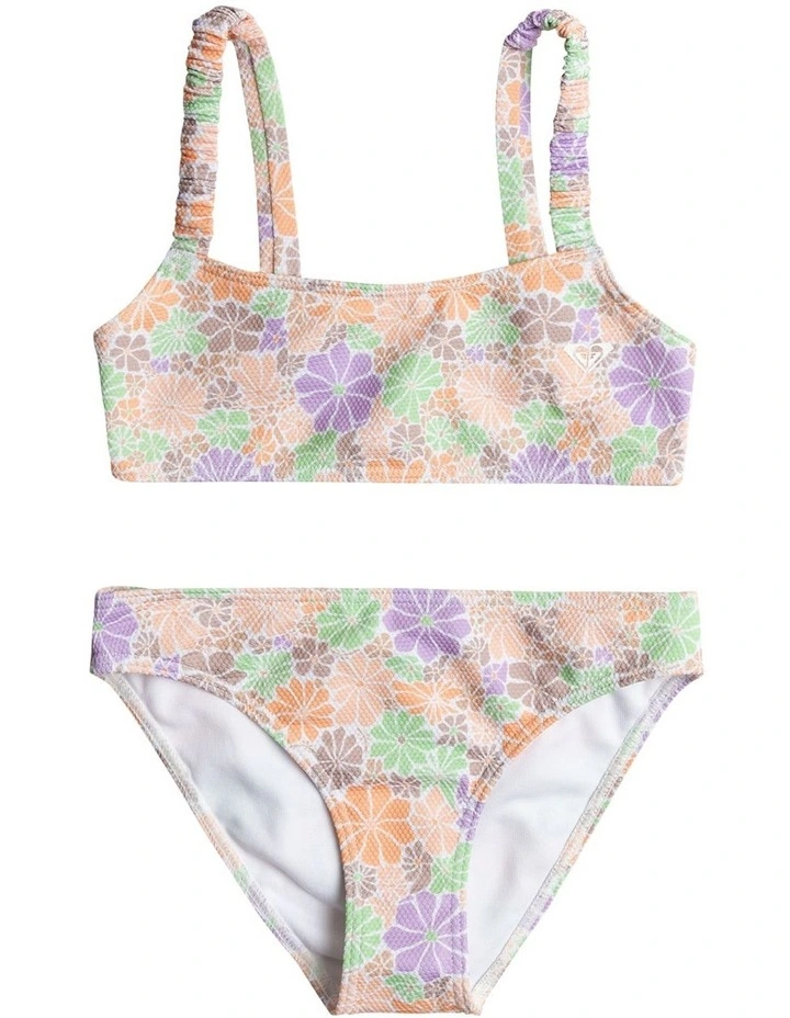 All About Sol Bralette Two Piece Bikini Set in White