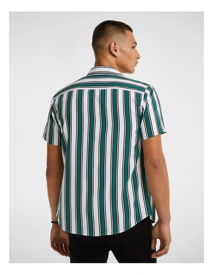 Toledo Stripe Shirt in Green