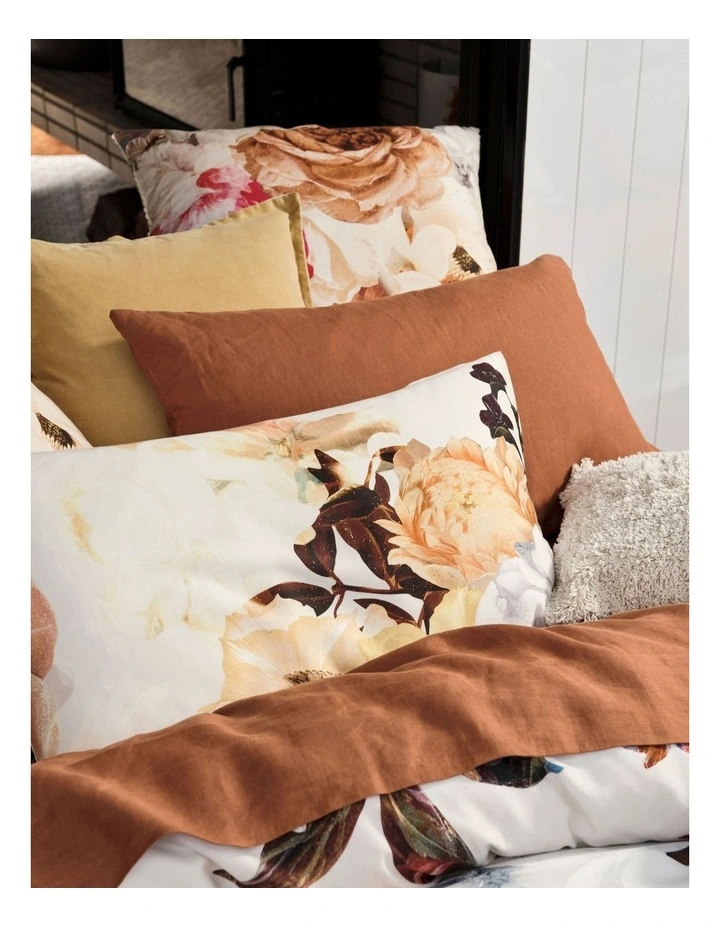 Primavera Quilt Cover Set in Caramel
