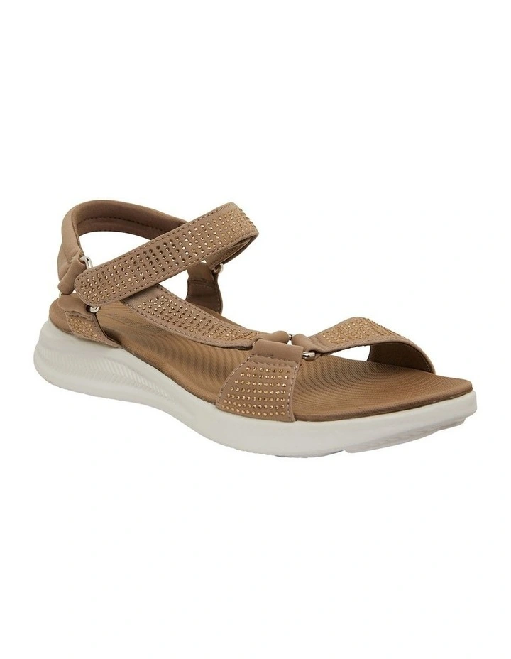 Naples Taupe Diamante Sandals