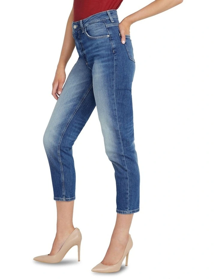 Mom Jean in Blue