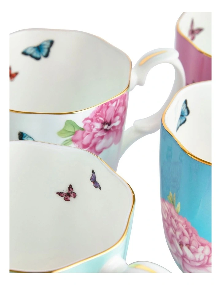 Miranda Kerr Set Of 4 400ml Mugs in Multi