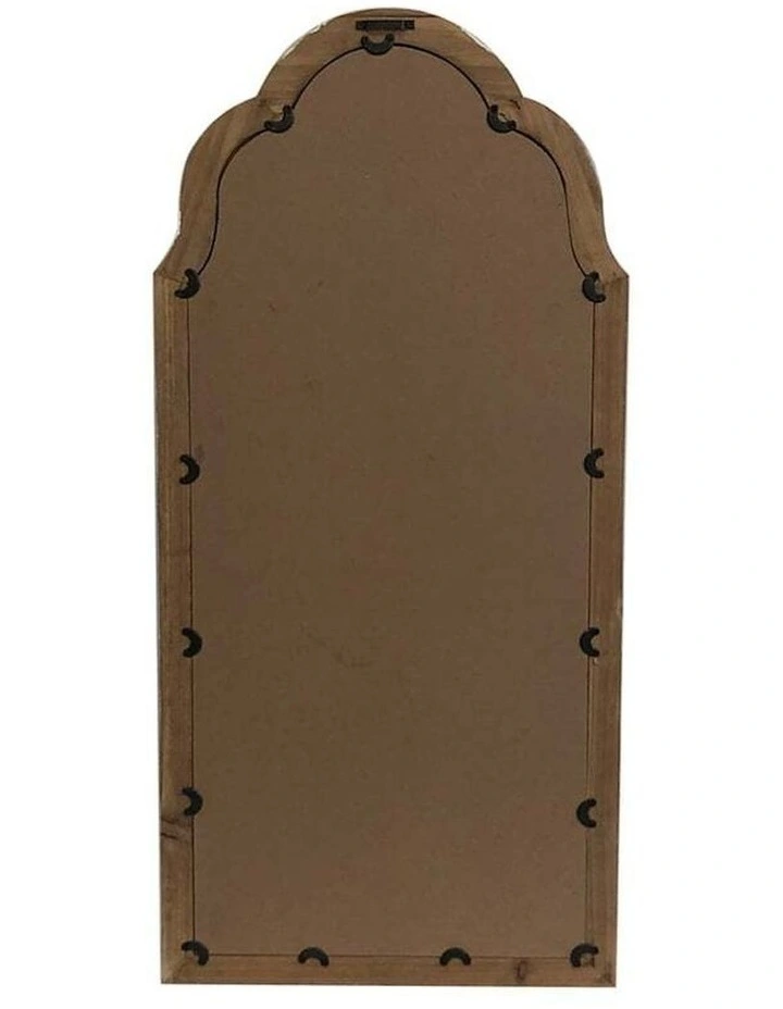 Classic Wood-Framed Large Wall Mirror 93cm in White