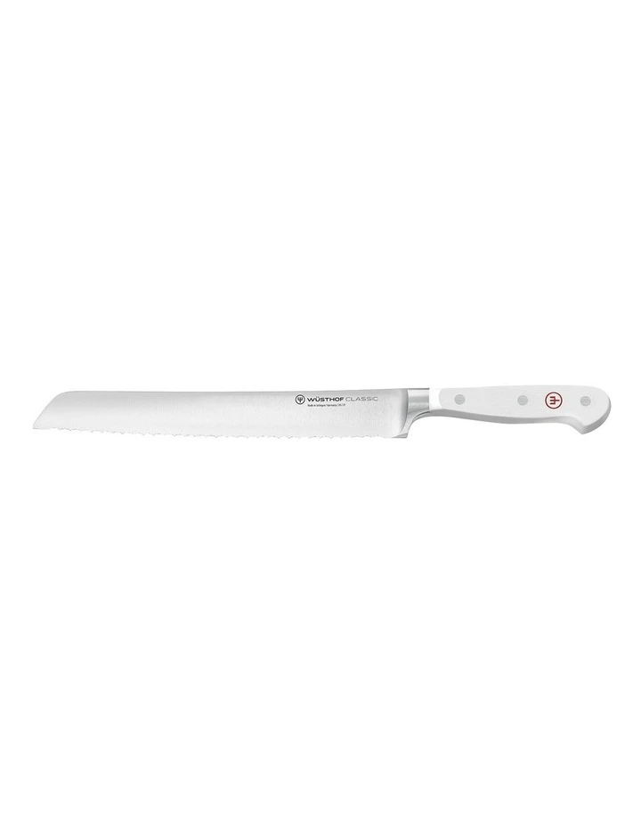 Classic Bread Knife 23cm in White