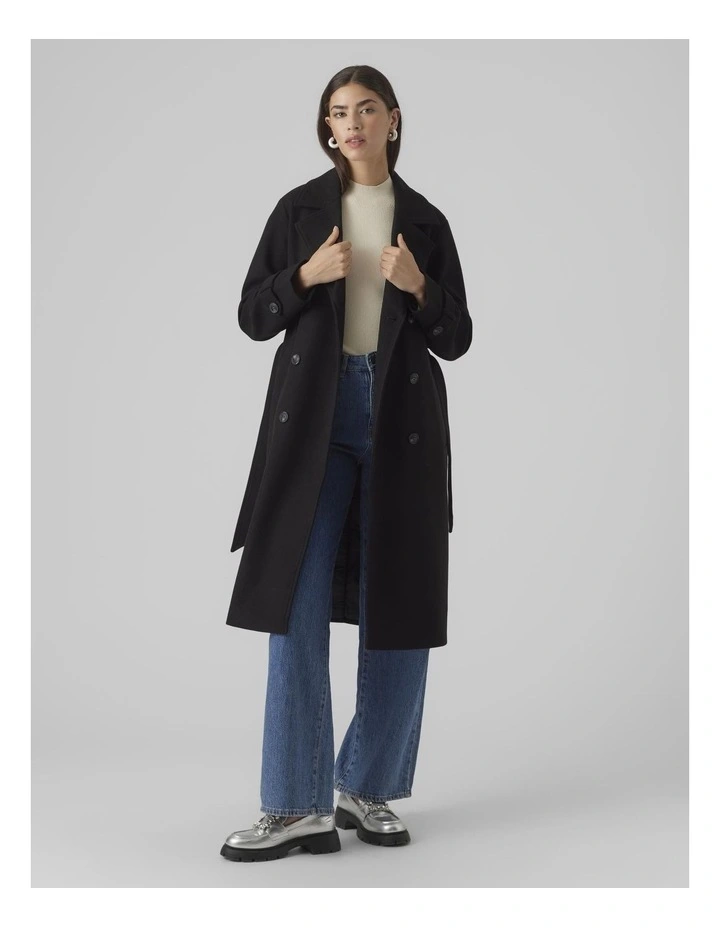 Fortunevega Trenchcoat in Black