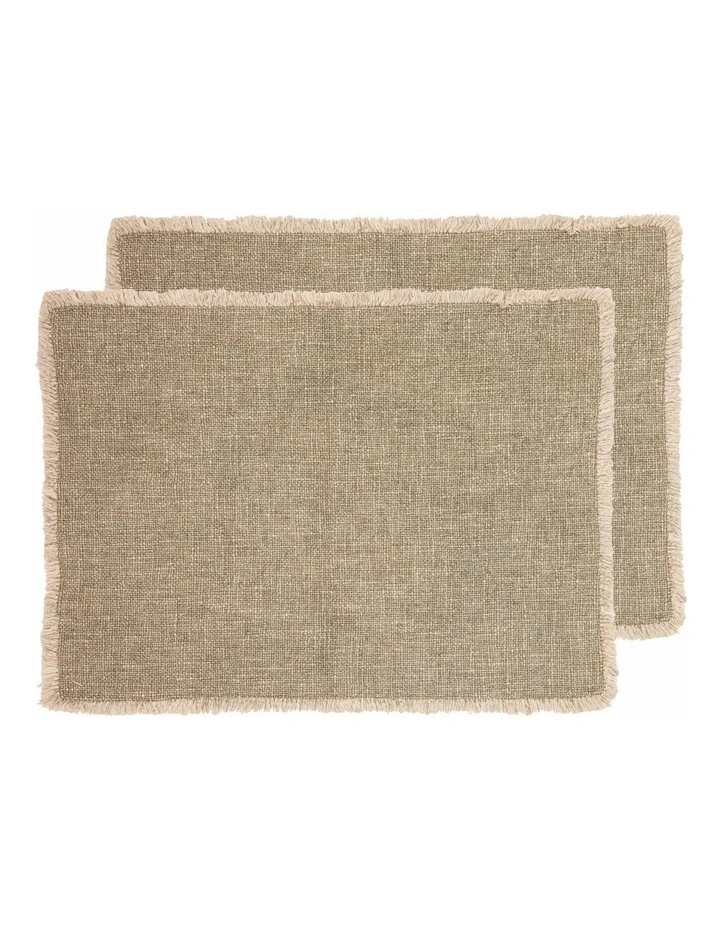 Gibson Placemat 2 Pack in Oatmeal