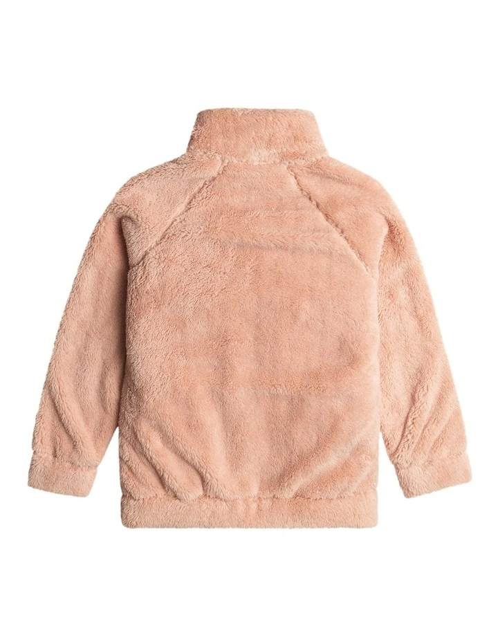 Castle On The Hill Full Zip Fleece Jacket in Cafe Creme