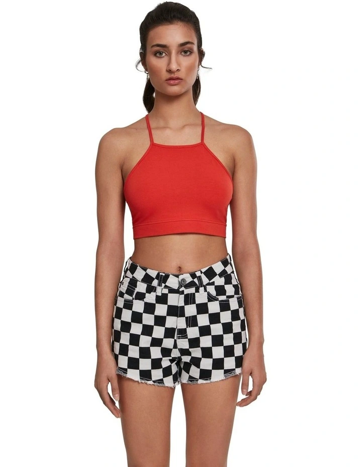 Triangle Top in Blood Orange