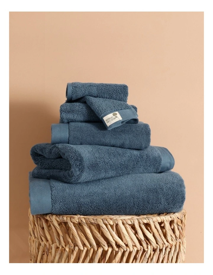 Australian Cotton Towel Range Ocean Blue
