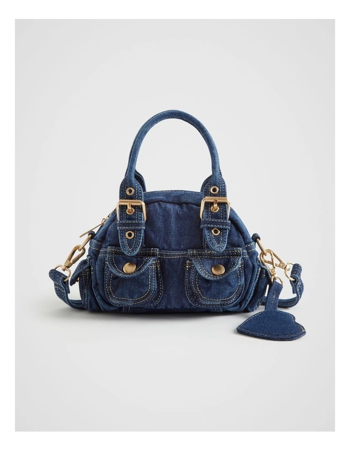 Mini Me Denim Bag in Indigo