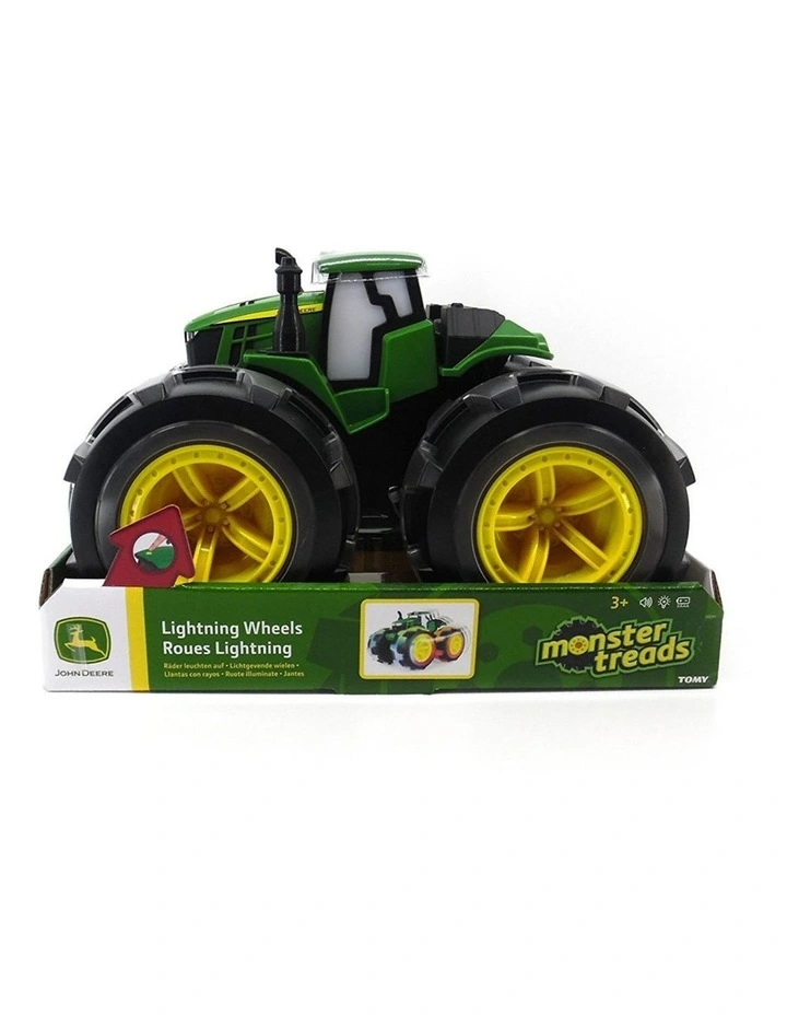 Monster Treads Lightning Wheels 4WD Tractor/Truck Toy w/ Lights/Sound