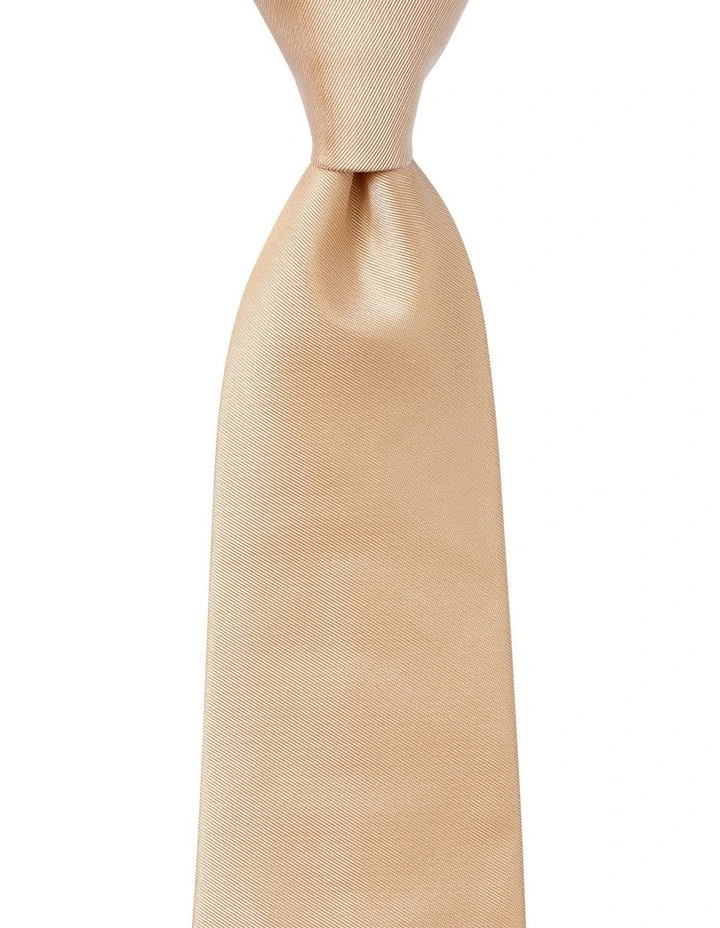 Formal Silk Tie in Gold