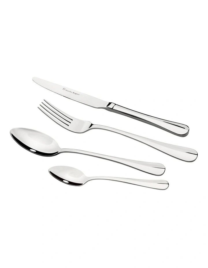 Baguette Cutlery Set 42 Piece in Stainless Steel
