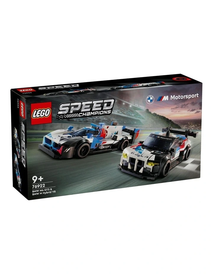 Speed Champions BMW M4 GT3 & BMW M Hybrid V8 Race Cars 76922 in Multi