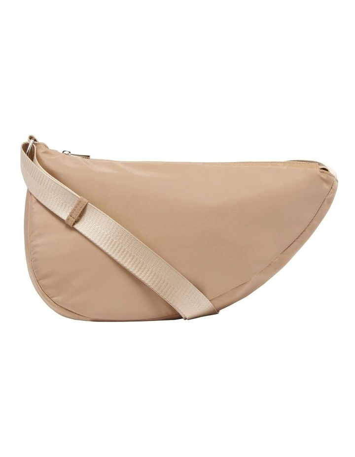 Moon Shoulder Bag in Tan