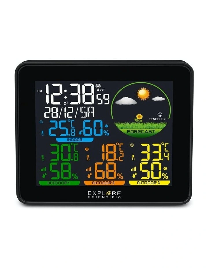 Color Weather Station with Multiple Sensors