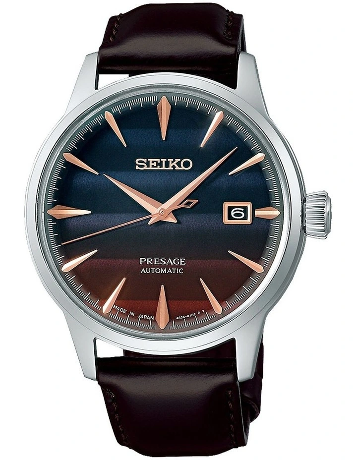 Presage Star Bar Sunset SRPK75J Watch in Silver