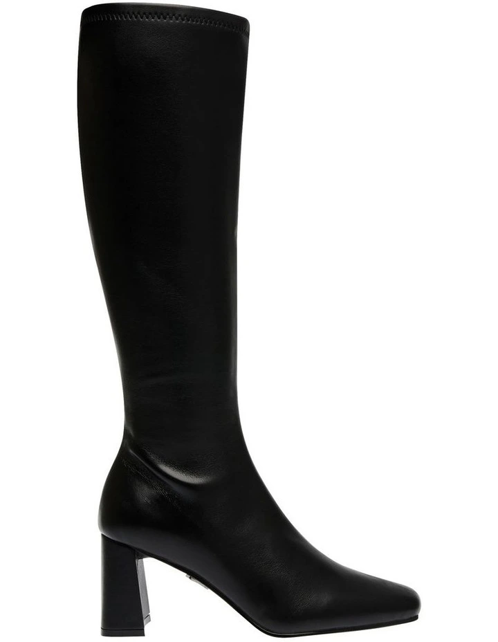 Holly Knee High Boots in Black