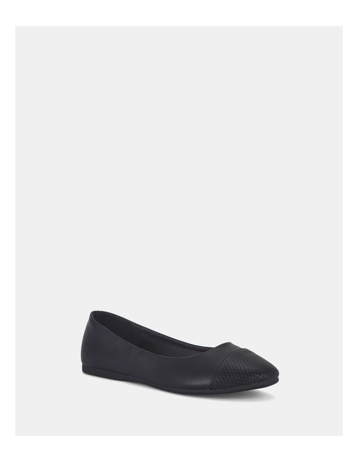 Corey Ballet Flats in Black