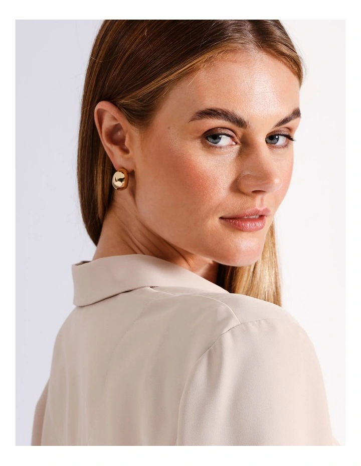 Mini Teardrop Earring in Gold