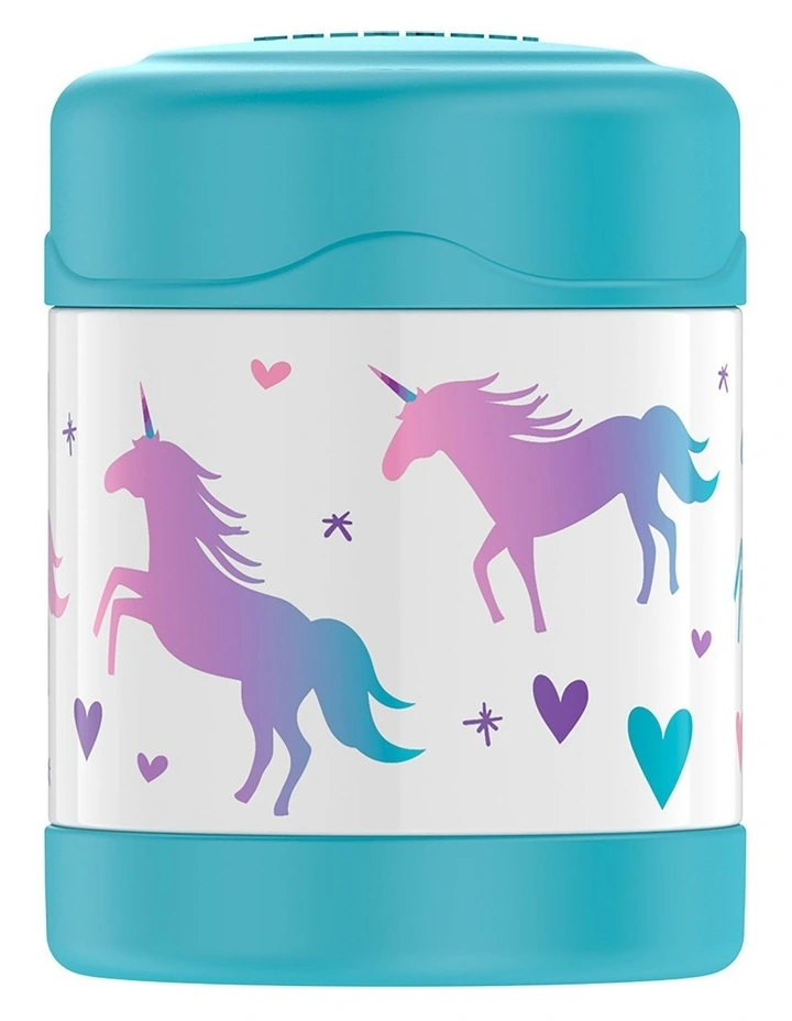 Unicorn Vacuum Insulated Food Jar 290ml in White