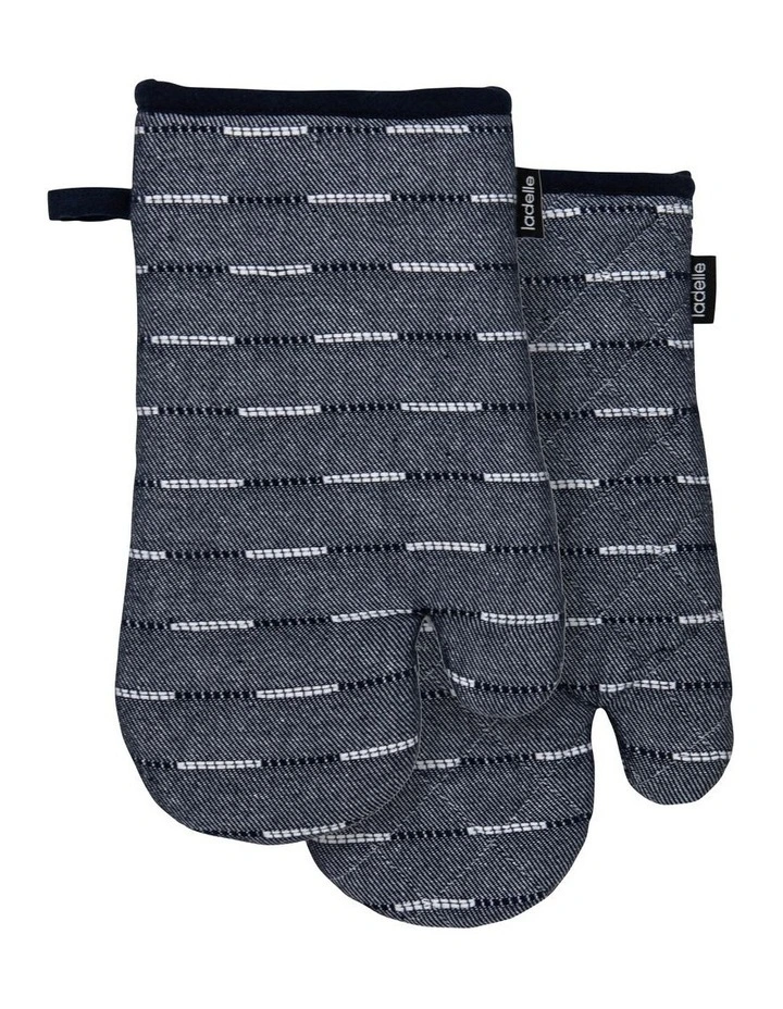 Eco Recycled Dash Oven Glove 2 Pack in Navy