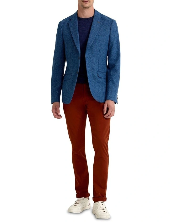 Milton Wool Rich Blazer in Blue