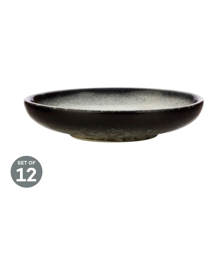 Caviar Round Sauce Dish 10cm Granite Set of 12