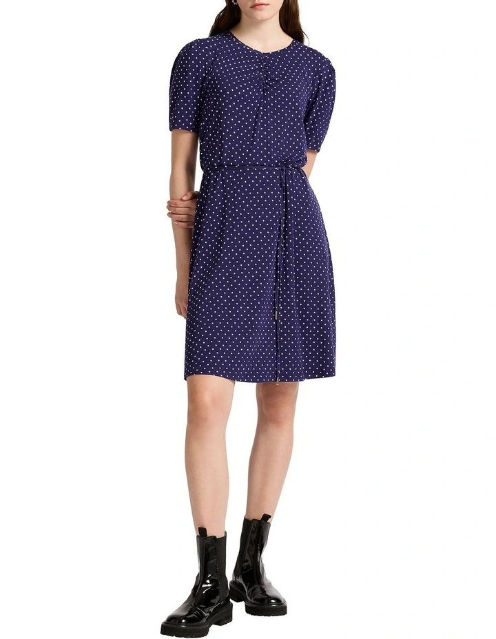 Last Kiss Jersey Mini Dress in Twilight Spot