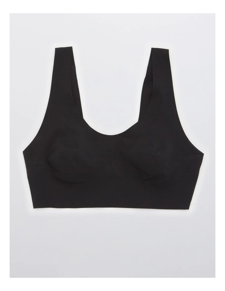 Smoothez Padded Scoop Bralette in Black