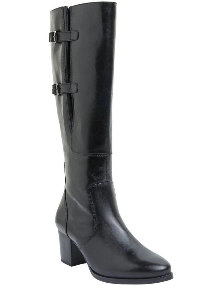 Dictate Black Glove Boots