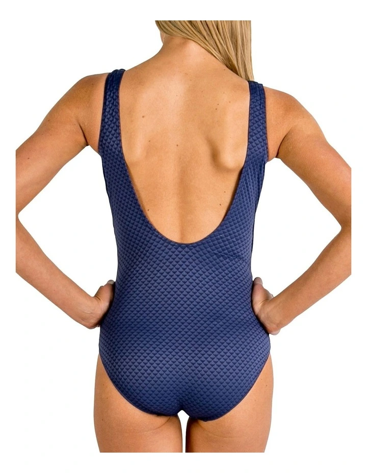 Limitless Bar Surplice One Piece in Navy