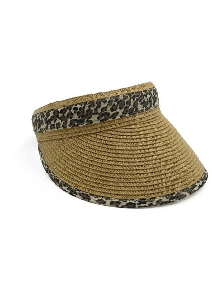 Meredith Visor Hat in Tan