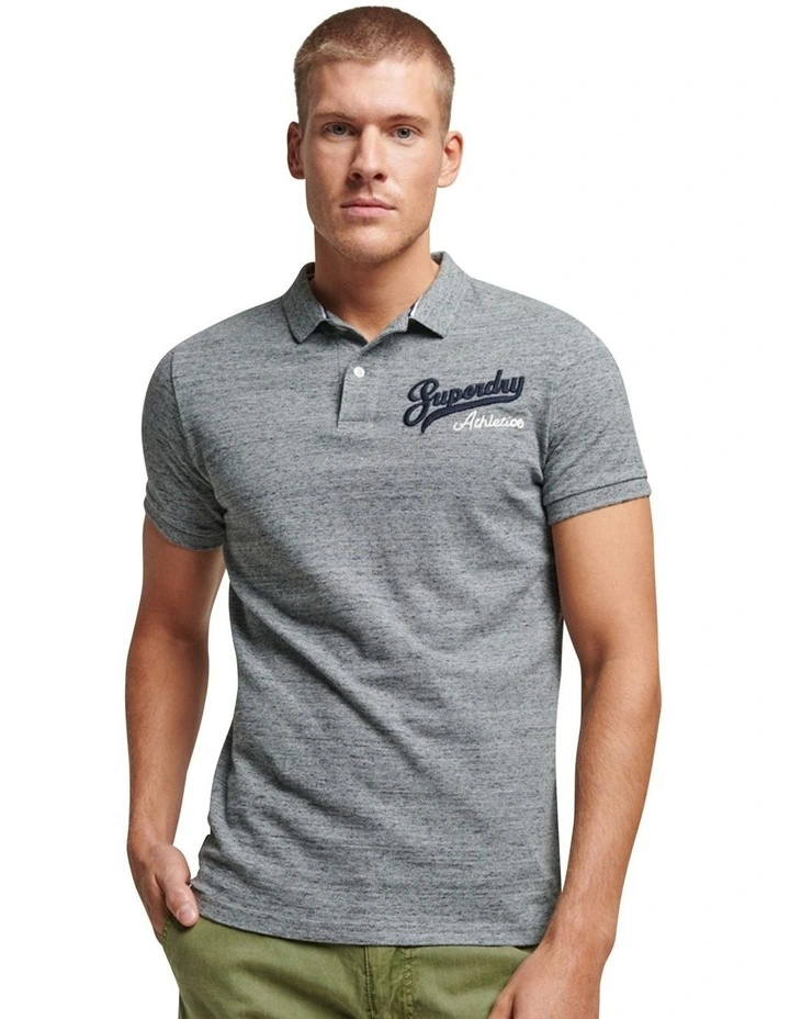 Superstate Polo in Flint Steel Grit