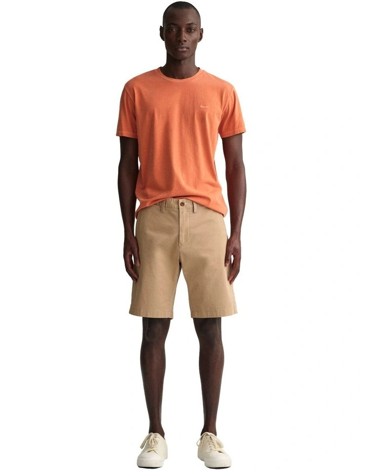 Hallden Twill Shorts in Khaki