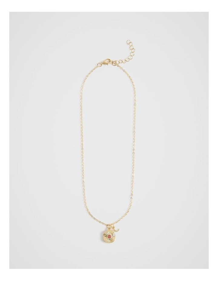 Birthstone October Necklace in Gold