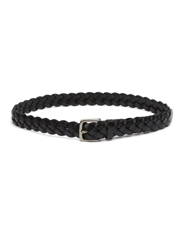 Cooper Leather Belt in Black