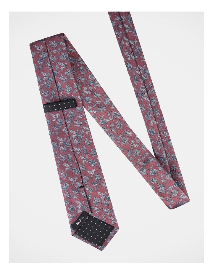 Floral Silk Tie Pink