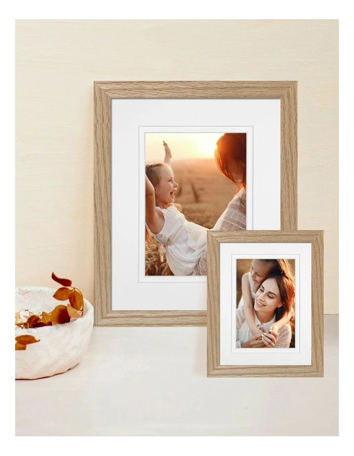 Australia Made Timber Photo Frame 6x8"/4x6" in Polar Birch